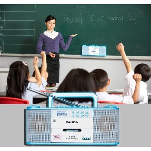 Language Learning Cassette Player Tape Recorder Radio Repeater Built-in Speaker for Adult,Kids,Student Listen Music Teach Tool