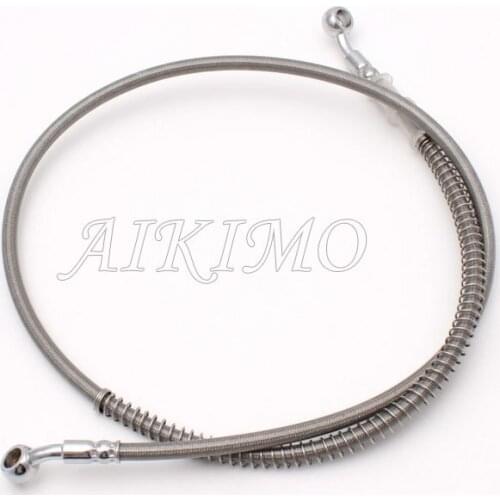 Motorcycle Front Hydraulic Brake Oil Hoses Stainless Steel Lines Pipe Tubing Reinforced Brake System for Harley XL 883 1200 X48