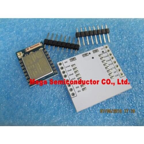 Serial WIFI ESP8266 module + adapter plate Full IO port leads (you can choose the ESP-07, ESP-12E, ESP12F