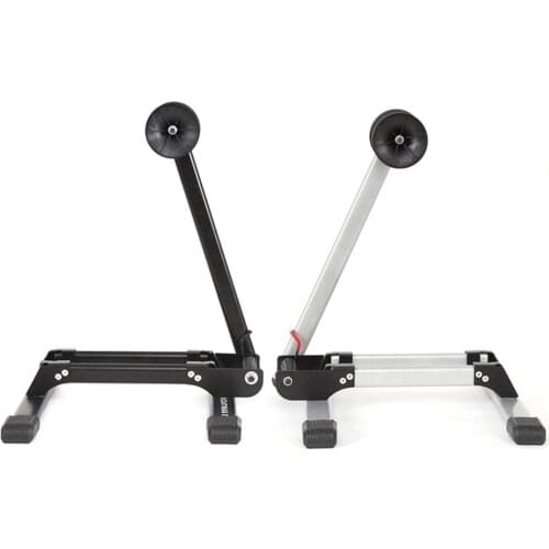 Aluminum alloy bicycle folding parking rack Mountain bike portable display rack single and double wall plug-in L-shaped bracket