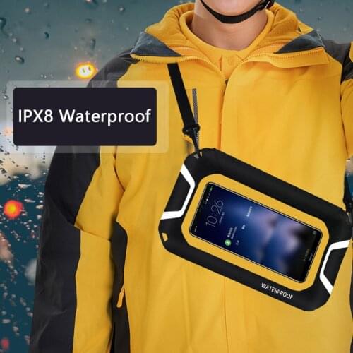 Universal Waterproof Mobile Phone Pouch Bag Swimming Fishing Diving Water Proof Cell Phone Case Bag for iPhone 12 Max Samsung