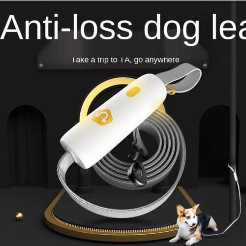2021 Retractable pet leash dog leash small and medium-sized dog leash elastic rope leash dog Corgi anti-lost dog leash