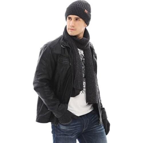 Top designer 2020 autumn and winter three-piece wool hat, scarf and gloves for men and women hot brand