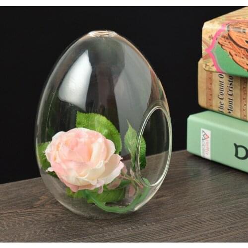 1PC New Micro Ecological Egg Multi-function Glass Vases Wedding Decoration Home Decoration JY 1202