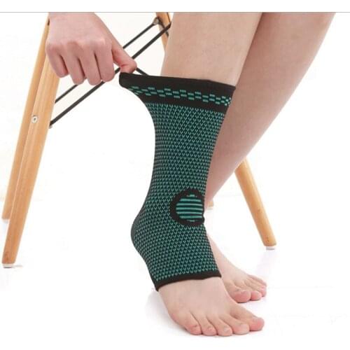 1PC Sports Ankle Socks Compression Foot Sleeve Men Women Gym Fitness Nylon Ankle Support Sprain Protector Football Ankle Brace