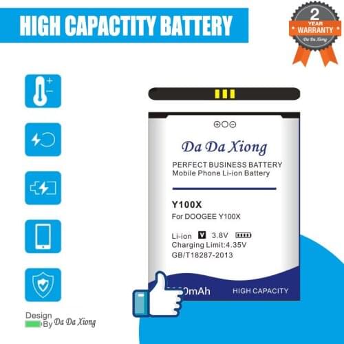 100% New 2900mAh Y100X Battery for DOOGEE Y100X battery