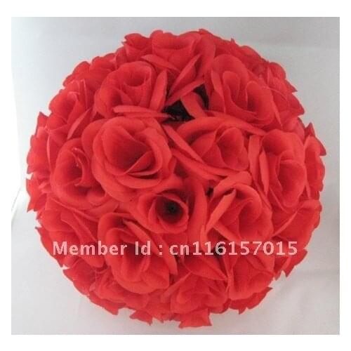 20cm red plastic inner wedding flower ball