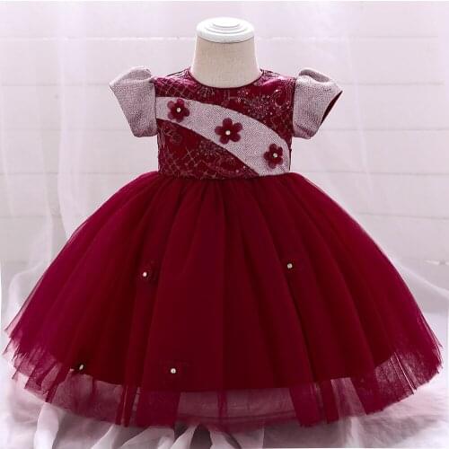 2021 Baby Girls Dress Christmas Dresses For Girls Girl Clothes Tutu Evening Dress For Girls Wedding Party Dress Vestidos 0-5 Age