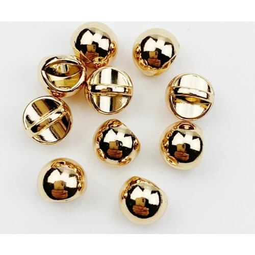 6PCS Metal Small Beads Shirt Button Mens and Womens Shirt Button Denim Decorative Buttons Small Bead Hand Sewing Button 9mm