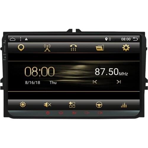 9" Android 10.0 Car Radio For VW 2 Din universal 2+32GB quad core Car Multimedia Player Audio 4 Core Android 9.0 Stereo