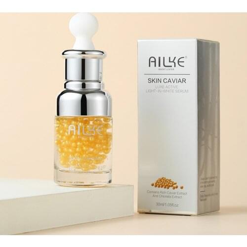 AILKE CAVIAR Serum Anti-Aging Wrinkle Brightening Moisturizing Whitening Freckles women gifts products skin Facial care essences
