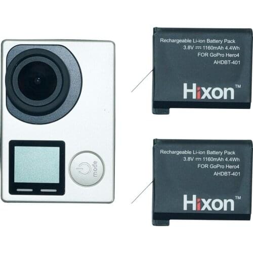 Hixon Battery for GoPro HERO 4 and GoPro AHDBT-401, AHBBP-401 Camera Accessories with high quality