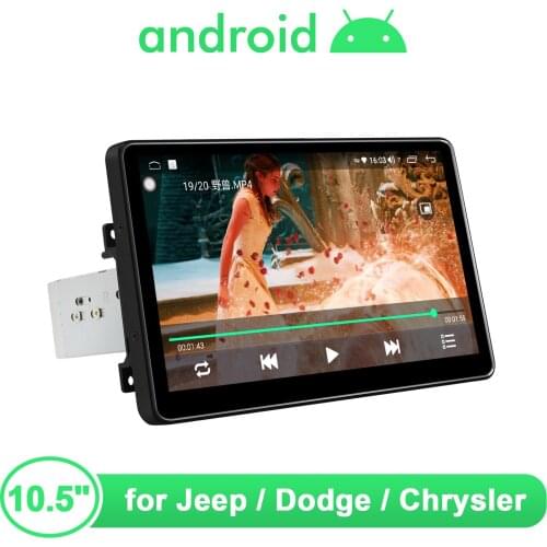 JOYING 10.5 Inch Touch Screen Car Multimedia Player Steering Wheel/Reverse Camera RDS DSP Android 10.0 For Jeep/Dodge/Chrysler
