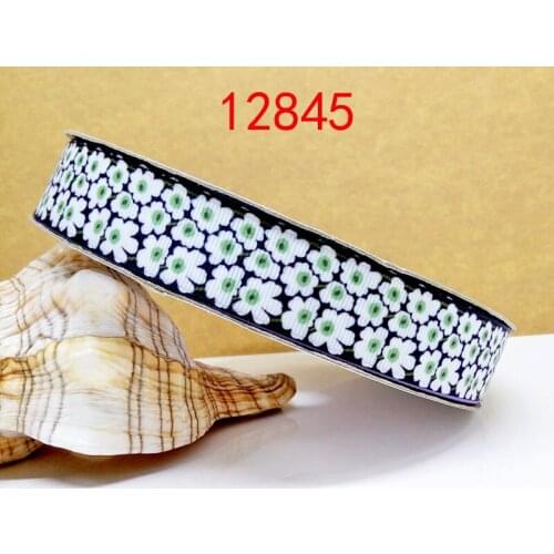 Free shipping 50 yard per size printed grosgrain ribbon 12845