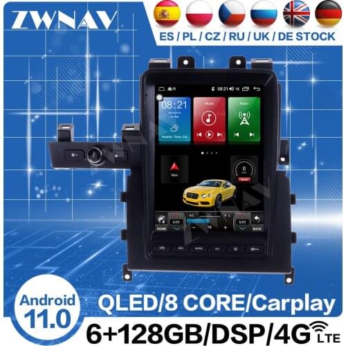 Carplay 128G Tesla Screen Android Multimedia Radio Receiver For Nissan GT-R GTR Car GPS Auto Audio Stereo Video Player Head Unit