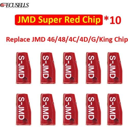 10Pcs/Lot Original Car Key Chip Multifunction JMD Super Red Chip Universal Chip For Handy Baby CBAY JMD 46/48/4C/4D/G/King Chip