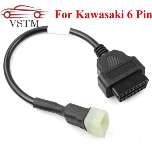 6Pin OBD2 Cable Harness Diagnostic Tool Fit for Kawasaki Z900/Z900RS/ZX10R/ZX14R/H2