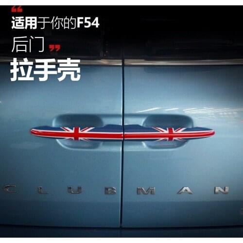For BMWMini Cooper Clubman F54 Rear Trunk Door Handle Cover Scratch Protector Moulding Trims Auto Car Styling Accessories