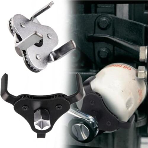 Automotive oil filter wrench Aluminum Alloy 3 Jaw Engine Car Adjustable Quick Cleaning Auto Disassembly Service Tools Outdoor