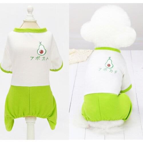 Summer Dog Clothes Pajamas Cute T-Shirts for Dogs Jumpsuit for Chihuahua Yorkies French Bulldog Puppy Clothes Clothing for Pets