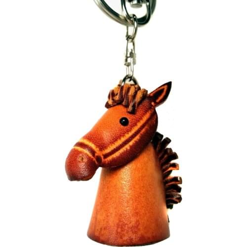 LosoDo Handmade Lovely Rooster monkey dragon rabbit tigers Real Leather Hand Key Chain Hanger Creative Cartoon Animal Key Chain
