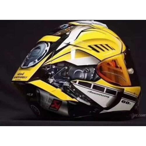 Full Face Motorcycle helmet X-14 yellow HA Helmet helmet Riding Motocross Racing Motobike Helmet