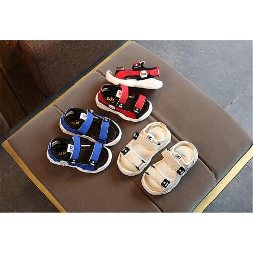 2021 Summer New Childrens Shoes For Boys And Girls Soft-soled Beach Shoes Anti-kick Lightweight Fashion Sandals