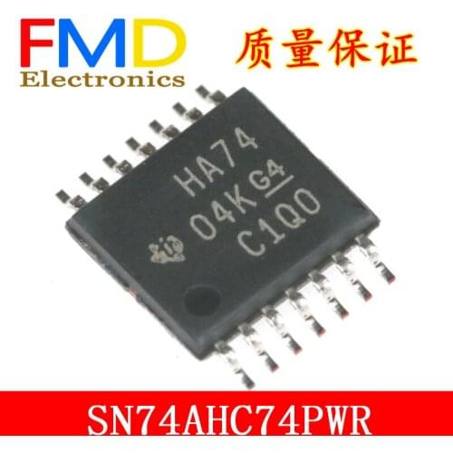 New agent SN74AHC74PWR encapsulation TSSOP - 14 silk-screen HA74 trigger type D logic IC