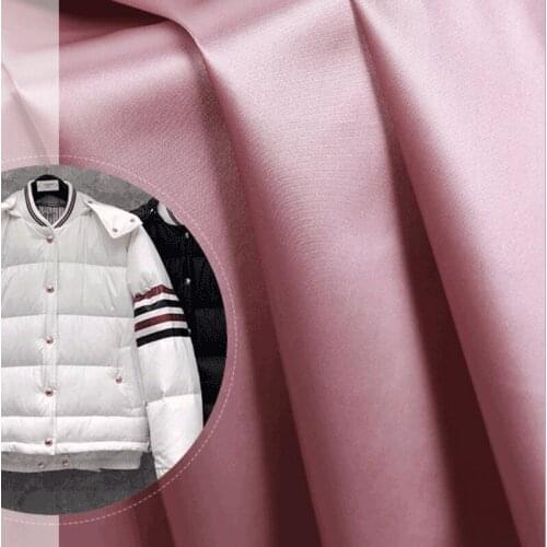 Factory wholesale Satin nylon cloth twill dyed cotton down jacket fashion fabric