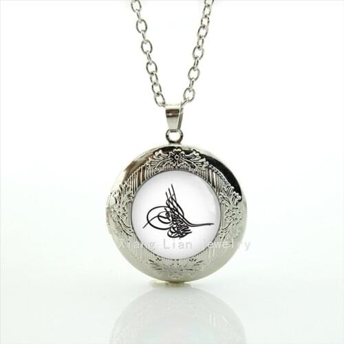 Maxi Necklace Collares Collier The Newest Fashion Accessory Image Tugra Osmanli Logo Wedding Personalize Locket Necklace T575