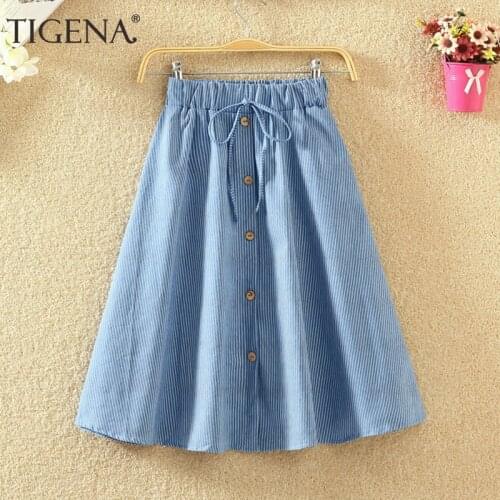 TIGENA Denim Skirts For Women