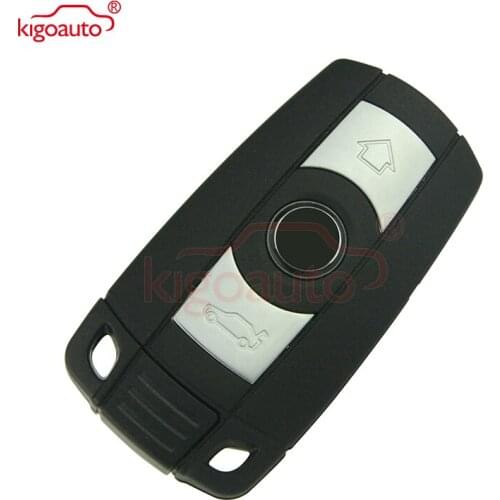 Kigoauto smart key case shell 3 button for bmw car key KR55WK49127 E36 E87 E90 E91 remote key