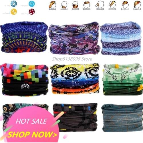 Bicycle Bandanas Hair Band Seamless Bandanas Scarf Kerchief Washouts Riding Mask Bicycle Scarf for Men Bike Magic Sport Headband