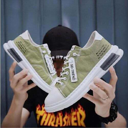2021 summer and autumn explosion mens shoes student casual shoes mens board shoes trend canvas shoes sports shoes men