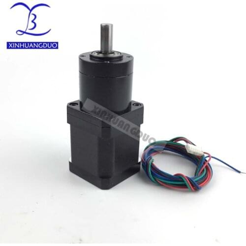 4-lead 42 motor 48MM Extruder Gear Stepper Motor Ratio 5.18:1 14 19 27 51 71 100:1 Planetary Gearbox Nema 17 Step Motor DC MOTOR