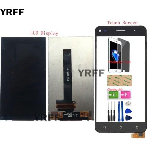 5'' Mobile LCD Display For FLY Cirrus 4 FS507 LCD Display + Touch Screen Digitizer Assembly Repair Part Tools Protector Film