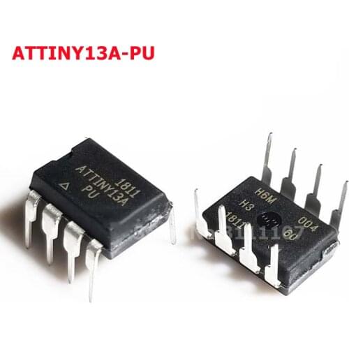 5pcs/lot ATTINY13A-PU DIP8 8-bit Microcontroller chip