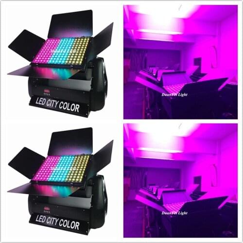 6pcs 180x9w rgb 3in1 LED wall washer waterproof Pro City Color Wash Light 3 in 1 led rgb