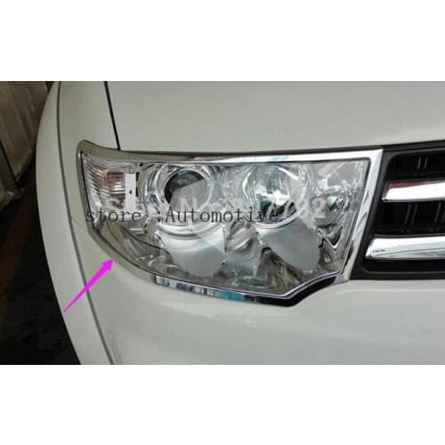 Accessories FIT FOR MITSUBISHI PAJERO MONTERO SHOGUN SPORT CHALLENGER CHROME HEADLIGHT TAILLIGHT LAMP COVER TRIM