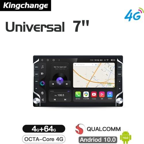Kingchange Octa-Core Android 10 Car Video Navigation For 7" 2Din Universal GPS Multimedia Unit Player For Nissan Radio