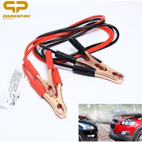 Car Battery Clip Battery Jump Cable 500A Alligator Clip Connector Plug Emergency Car Bag Red Black Firewire Power Line