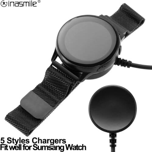 USB Charging Cable fast Charger Dock Power Adapter for Samsung Active 2 Gear Sport S3 Fit E Watch Accessories for Galaxy Watch 3