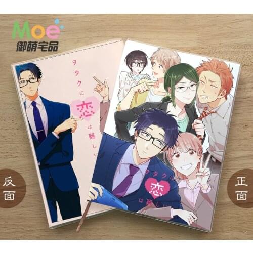 Anime Wotakoi: Love is Hard for Otaku Figure Student Notebook Delicate Eye Protection Notepad 6788 Diary Memo Gift