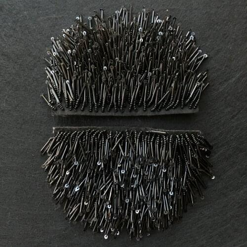 Handmade P17 beads chains badge party tassel brooch epaulet epaulettes spikes suit blazer accessories shoulder board knot pads