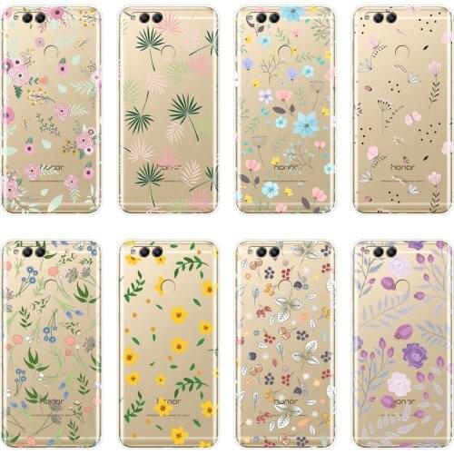 Rose Flower Back Cover For Huawei Honor 10 9 8 8X MAX 7 7S 7X 7A 7C Pro Soft Silicone Phone Case For Huawei Honor 7 8 9 10 Lite