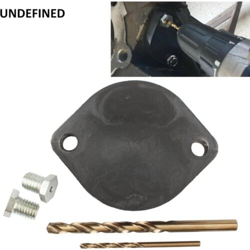For Harley Buell Blast 500 Touring Softail Dyna Sportster XL883 Low Rider Trike Motorcycle Exhaust Stud Drilling Plate Tool Kits