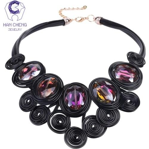 HANCHENG Women's Leather Chokers