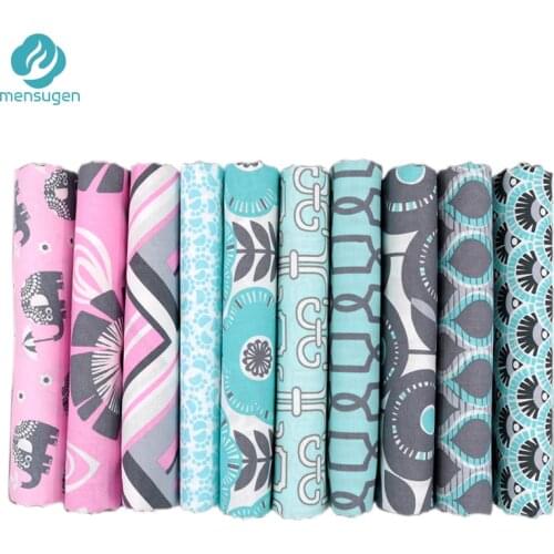 Printed Cotton Fabric for DIY Sewing Quilting Patchwork Sewing Tela to Needlework Handmade Material