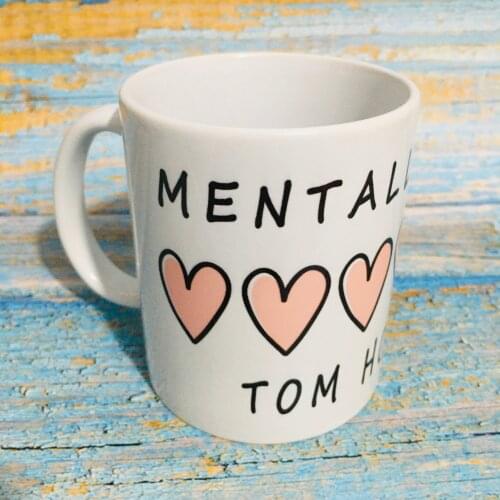 MENTALLYDATING TOM HOLLAND Mug 350ml Ceramic Tea Heart Cup Lovers Friends Gift Coffee Mug