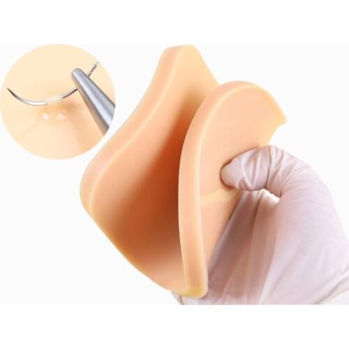 Human skin model medical surgical incision silicone suture training pad practice human skin model